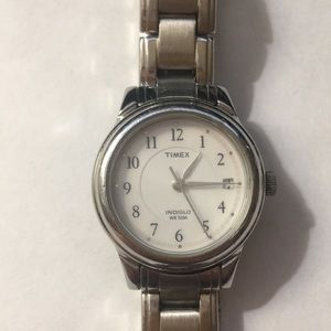 (2/$50) Vintage silver men’s Timex watch